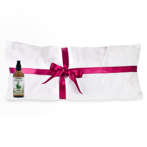 Zirben kussen 30 x 20 cm met Zirben spray